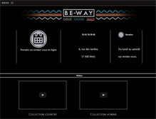 Tablet Screenshot of be-way.fr